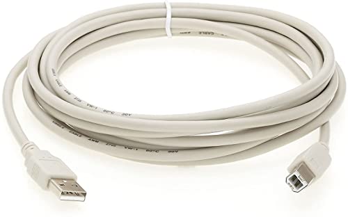 Digitmon 6 FT Slonovače A-muški za B-muški USB 2.0 kabel za printeru velike brzine za Epson