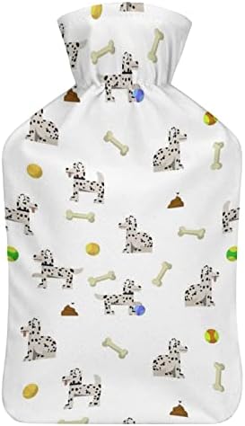 Smiješna dalmatinska bočica s toplom vodom s mekim poklopcem 1L Velika klasična toplija torba za ručne
