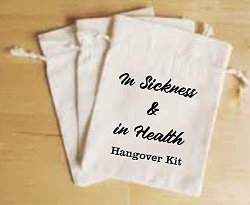 U bolesti i u zdravstvu Hangover Kit | Torbe za favorizu | Kit za oporavak | Pamučne vreće za crtanje,