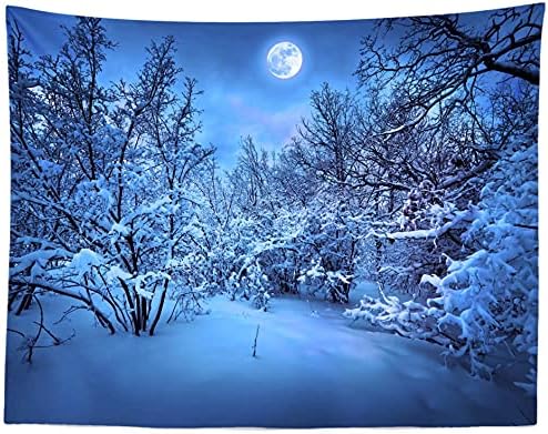 CORFOTO tkanina 9x6ft zimska pozadina tema fotografija noćni Snowland Jungle Iceworld Wonderland