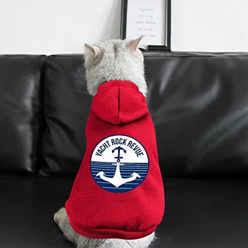 Yacht Rock Revue One komad kostim kostim kućnih ljubimaca Odjeća s šeširom za kućne ljubimce za štene i mačku