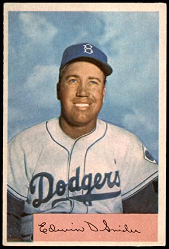 1954 Bowman 170 vojvoda Snider Brooklyn Dodgers VG / ex Dodgers