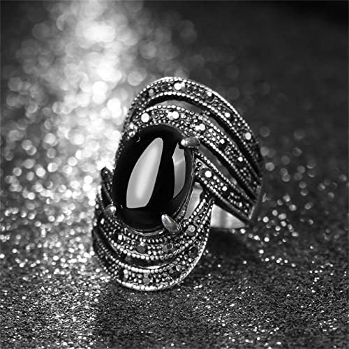2023 Novi vintage nakit Stone Bride Boho Vjenčanje Veliki etnički antički vjenčani kristalni prsten za žene