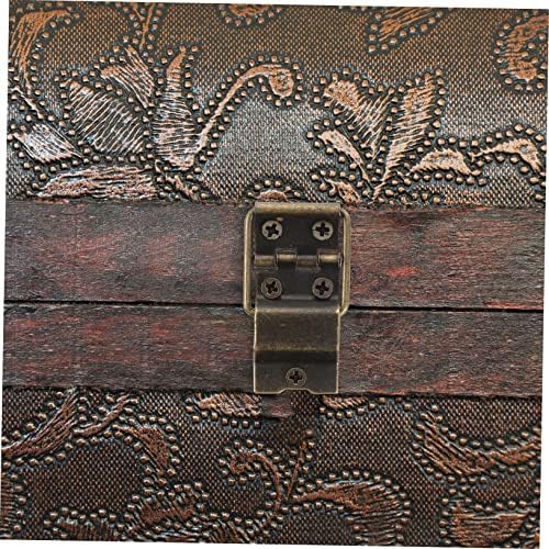 Yarnow drvena kutija sa žičanom metalnom kutijom Šarke Vintage nakit kutija drvena nakit kućišta sa drvenim nakitama