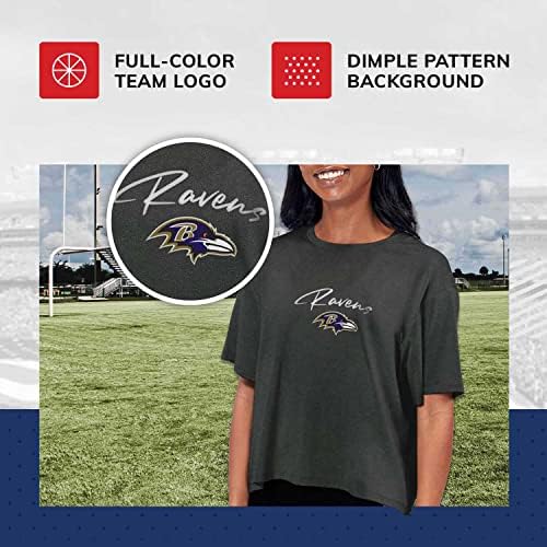 Korpo NFL košulje za žene - obrezano majica s kratkim rukavima