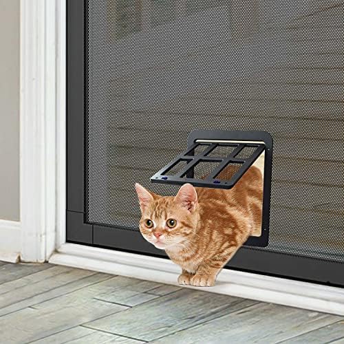 NAMSAN Screen Cat vrata za klizna vrata 8.2 x 9.6 inča Ulazna vrata za kućne ljubimce za male pse mačke