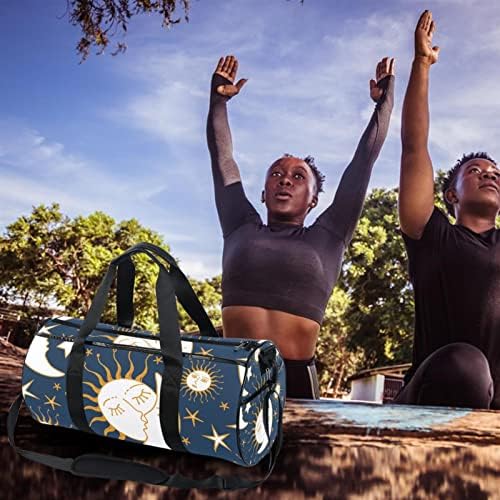 Mamacool Sun And Moon torba za nošenje preko ramena platnena putna torba za teretanu Sport Dance Travel Weekender