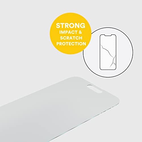 Zaštita ekrana od čistog stakla za iPhone 14 Pro, Premium 9H tvrdoća kaljeno staklo sa jednostavnom instalacijom,