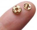 48pcs Mini šivanje zvučnih tipki Nevidljivi gumb, okrugli mini maleni gumbi za šivanje alata za šivanje