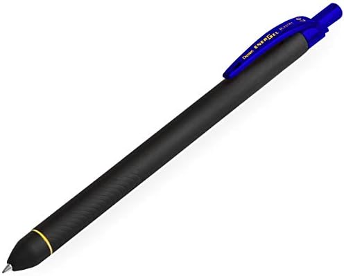 Pentel Energel BL437R1 povučena gel mastila za rolur - 0,7 mm NIB - plava - pakovanje od 3
