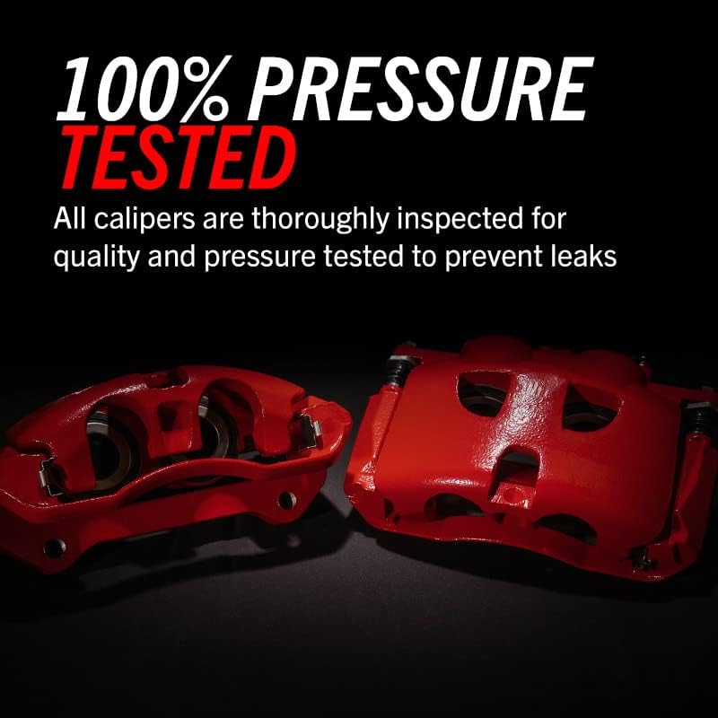 Power Stop Front S1910 par visokotemperaturnih crvenih čeljusti premazanih prahom