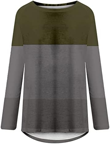 NOKMOPO Women Plus Size & nbsp;vrhovi modni povremeni nepravilni patchwork Print u boji labavi