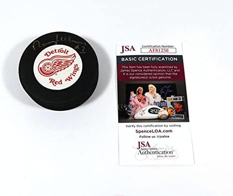 Norm Ullman potpisao zvanični NHL Hockey Puck Red Wings JSA Auto DA054883-potpisani NHL Pakovi