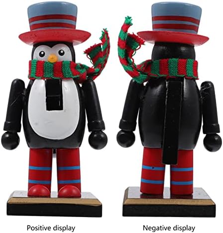 ABOOFAN 2pcs Božić Nutcrackers Božić Penguin Nutcracker figurice Božić stolnih ukrasi za Božić ukras