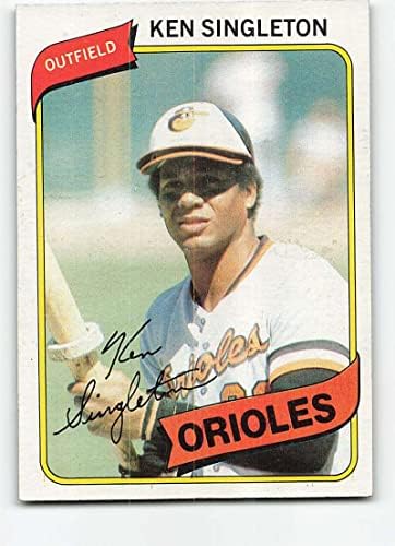 1980. gornje karte 340 ken singleton ex / nm baltimore orioles bejzboll trgovačka kartica MLB