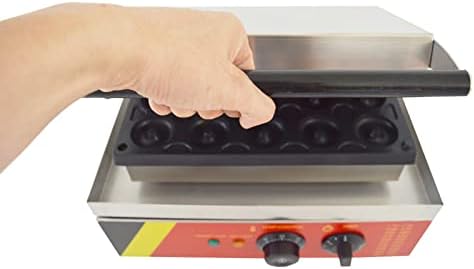 Presija 15pcs proizvođač krofne dvokrevetni grijan110v krofni stroj Teflon Ne-Stick Clat Maker za kuhanje