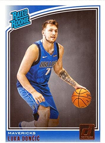 2018-19 Panini Donruss Basketball 177 Luka Donsic Rookie Card Dallas Mavericks - ocijenjeni Rookie