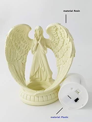 6.29 Molitljiva figurica figurice Wings Wings Angel Belless LED svijeća kućna vjenčanica Božićna