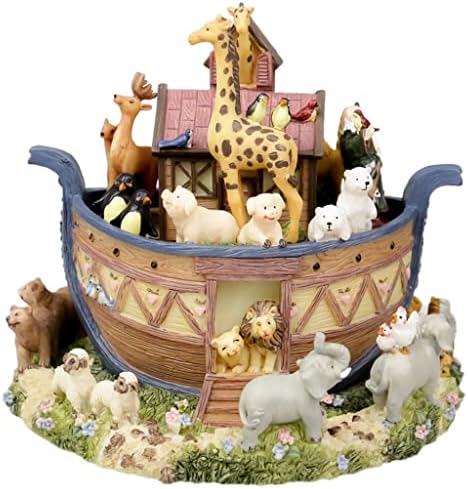 DHTDVD glazbena kutija karusel ark životinjska svjetska oktavna kutija za slanje ženskih dječaka za rođendanski