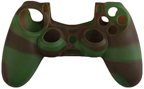Veleprodajna cijena Kamuflaža Silikonska futrola za kožu za PS4 kontroler Vojska zelena kafa L3EF