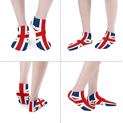 Britanska zastava 5 parova čarape za gležnjeve nisko rezane atletske čarape za muškarce i žene
