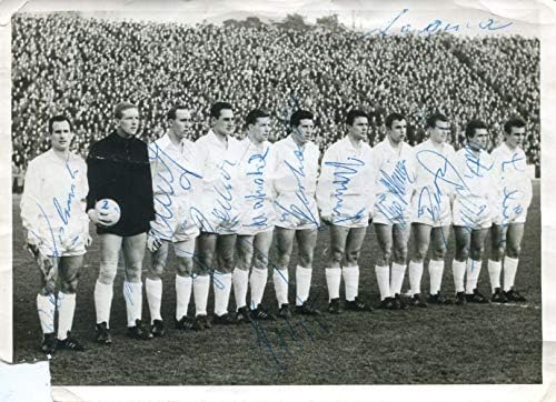 FC Schalke 04 Soccer Team 1964 Autogrami, potpisana fotografija montirana