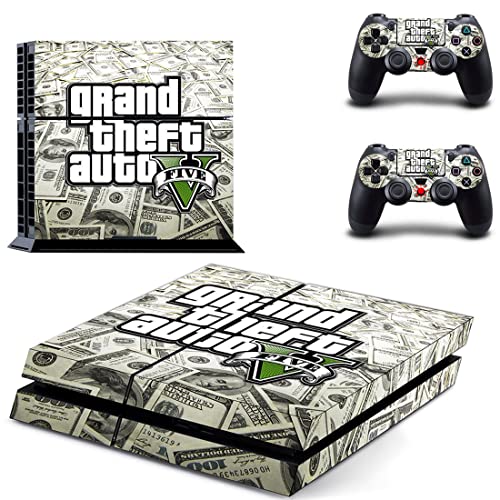 Za PS4 Slim - Igra Grand GTA Theft and Auto PS4 ili PS5 naljepnica za kožu za PlayStation 4