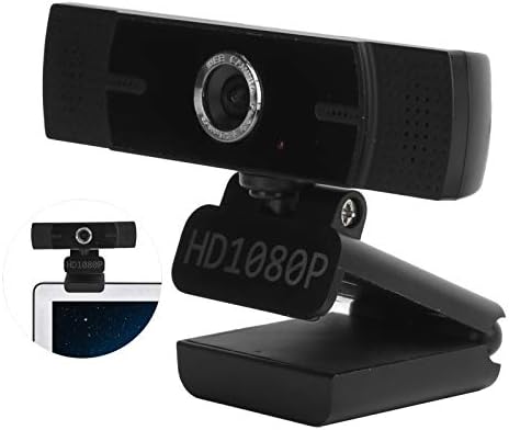 Web kamera, crna HD web kamera sa poklopcem sočiva za streaming za PC snimanje za online konferenciju