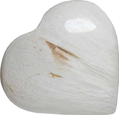 Aldomin® Scolecit Puffy Srce u obliku srca 66 gram prirodni palminski kamen kristal reiki ljekovitog