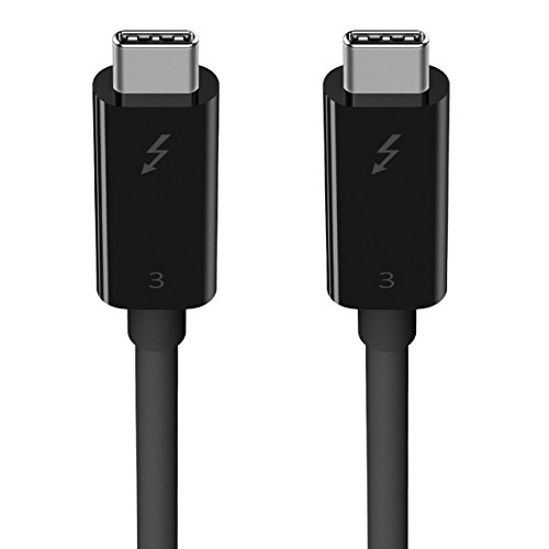 Belkin USB C kabel - Thunderbolt 3, 6,5 stopa / 2 metra, USB C do USB C Tip kabla, Brzo punjenje do 100 vata,