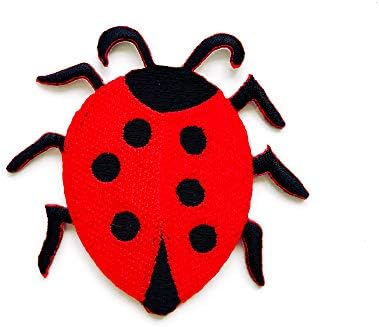 Slatka životinja Red Ladybug logotip crtani DIY vezeni sa šivanjem željeza na zakrpa za ruksake