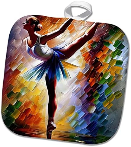 3Droza balet Digital Art - Ballerina Dancing En Pointe. Šarmantna umjetnost. - Pothilders