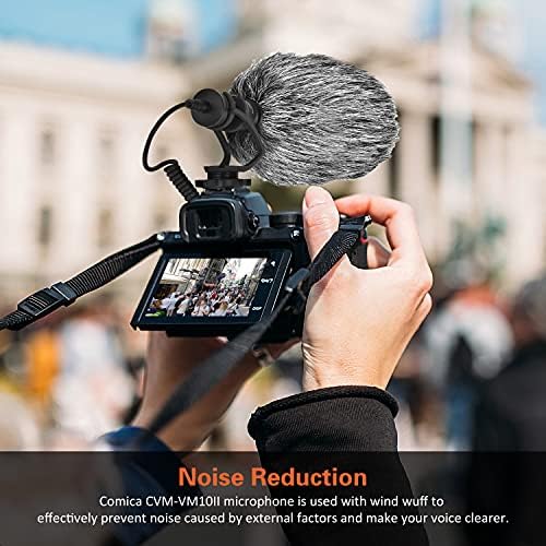 conica cvm-vm10ii - kamera mikrofon za Canon Nikon Sony Panasonic DSLR kameru, kamkorder, profesionalni