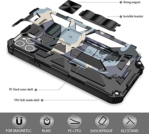 Ilazi futrola za iPhone 13/13 Mini / 13 Pro / 13 Pro Max, postolje za nošenje cijelog tijela