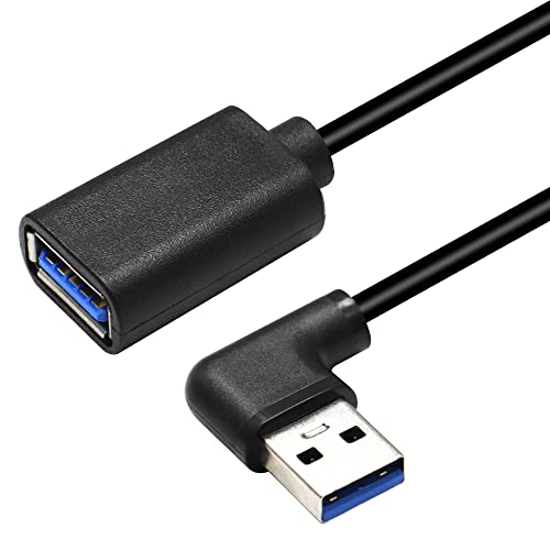 Gelrhonr desni ugao USB 3.0 produžni kabel, superspeed 90 stepeni USB3.0 muški do ženskog super brza