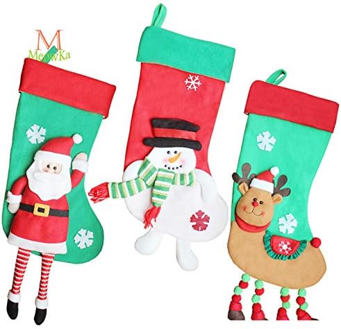 LINRUS božićni ukrasi Božićne privjeske ukrasi za obrtaju kreativne svijetle boje božićne čarape, c