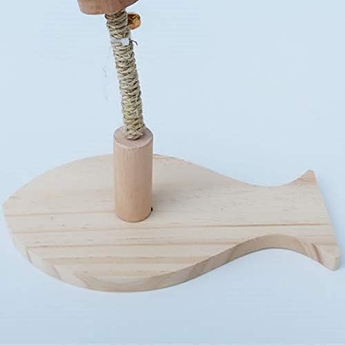 Litewood Drvena ljuljačka igračka brušenje kandže za kućne ljubimce Tyy proljetna igračka Cat Grab board kućni