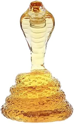 Flaša zanatskog vina u obliku zmije King Cobra, 500/1000mlhigh Borosilicate dekanter za viski, zmijski