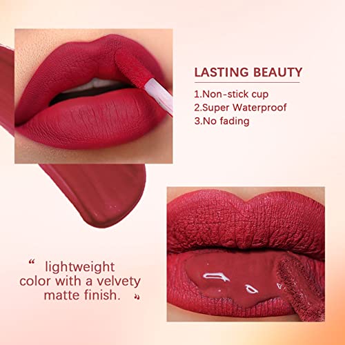 Wgust trending Makeup 12 boja sjajilo za usne Non Stick Cup ne blijedi baršunasti ruž za usne glazura za