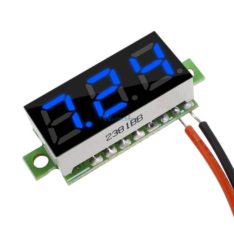0,28 inčni 2,5 V-30V mini digitalni voltmetar napon ispitivač metra plavi LED ekrani Elektronski
