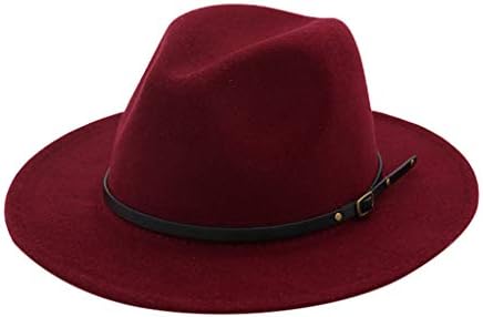 Fedora šeširi s kaišnim kopčom modni casual osjećaj za žene retro disketa jazz cap široki divlji