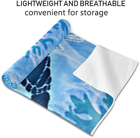 Pokriveni pokrivač sa cesterskim joga-save-morski kornjača-plave snove Yoga ručnik joga ručnik