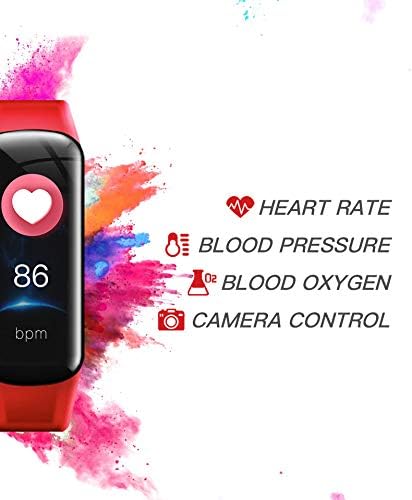 Hoope Fitness Tracker sat sa monitorom za otkucaje srca, praćenje aktivnosti s monitorom pedometra i spavanja,