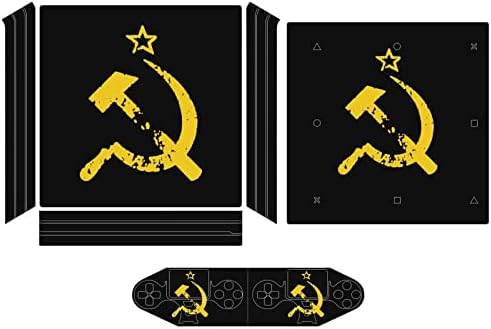Ruska sovjetska Zastava čekić i srp PVC ljepljiva naljepnica naljepnica za zaštitu kože za PS4 Pro/PS4