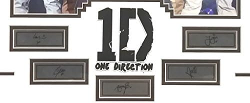 One Direction uokvirena fotografija sa faksimilnim autogramima Nialla Horana, Liama Paynea,