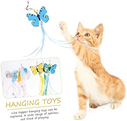 Ipetboom 1 set CAT teaser Dragonfly Decor Sports Toys Sakrij i potražite igračku mačeni mačka