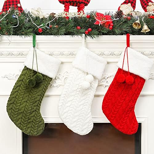 Veliki vijak stakleni prozor zimski džemper zatvoreno kućno obuće papučene ženske debele kat čarape božićne