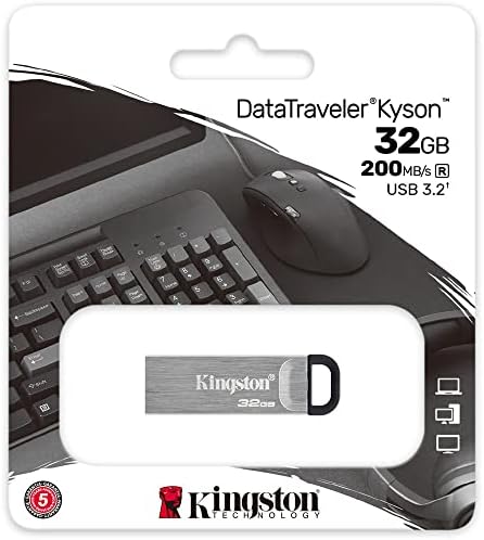 Kingston USB 3.2 Gen 1 DataTraveler KYSON - DTKN / 32GB X2 + futrola LOGIC JDS-2 USB SHUTLE 2- Kapacitet