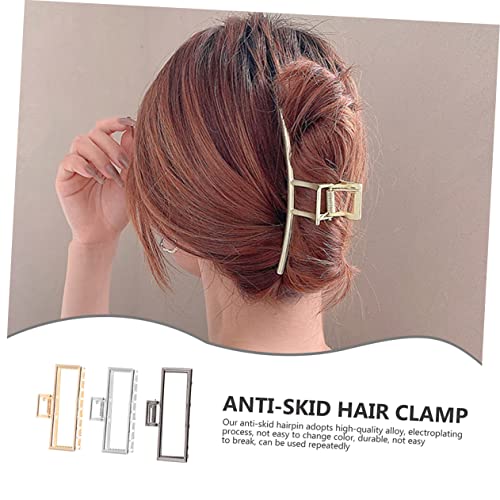 HEMOTON 6PCS kose za kosu za žene francuska kosa kopče za kosu za žene pribor za kosu metalna kandža klip