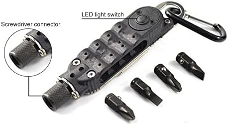 OPWELE multifunkcionalni odvijač kampiranje izdržljivo mini prenosni punjivi preživi za preživljavanje LED